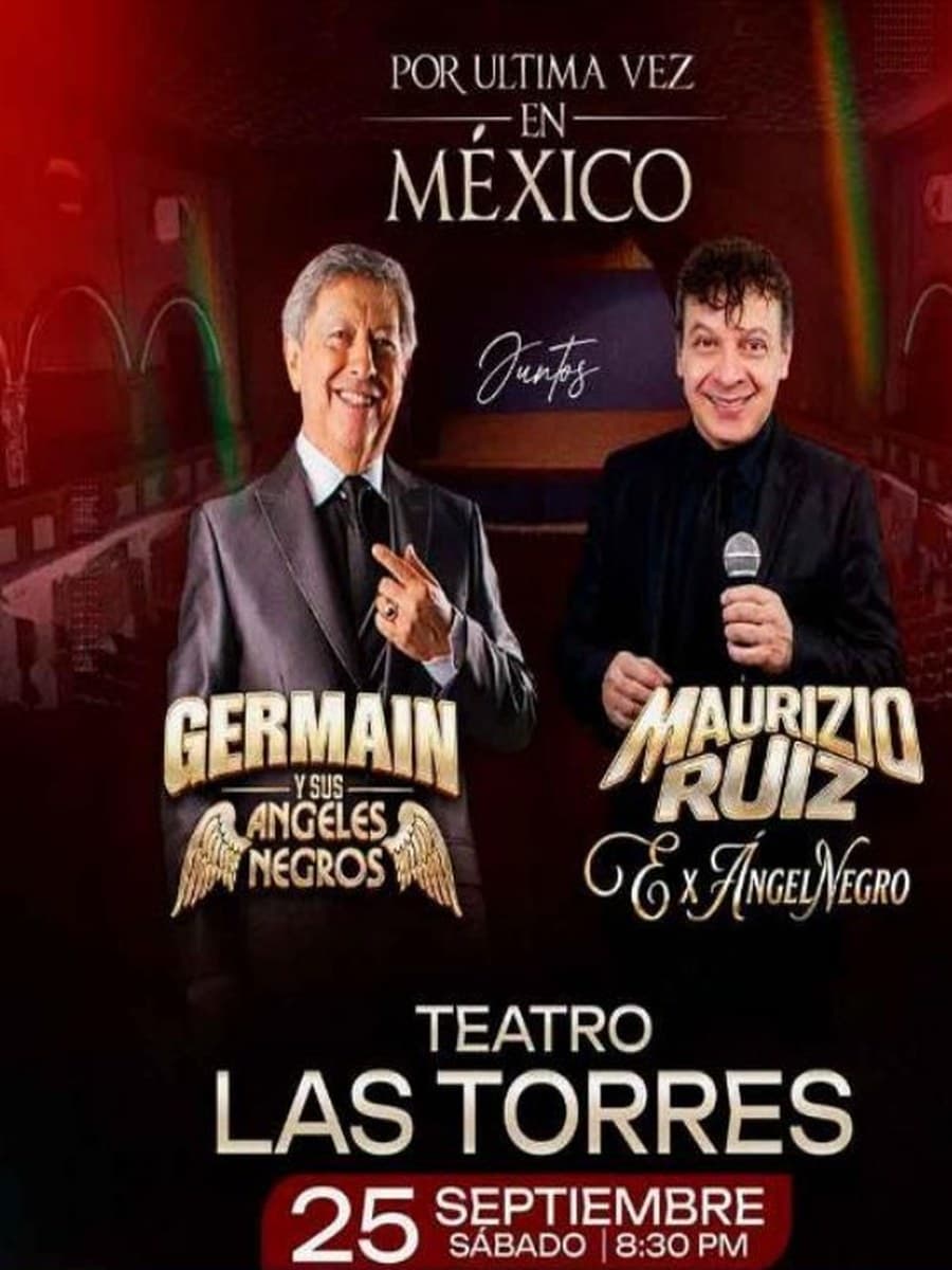 Germain y sus Ángeles Negros y Maurizio Ruiz — cartel