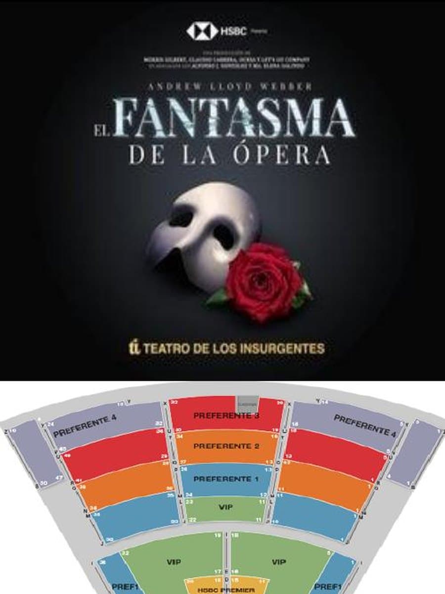 El Fantasma de la Ópera — cartel