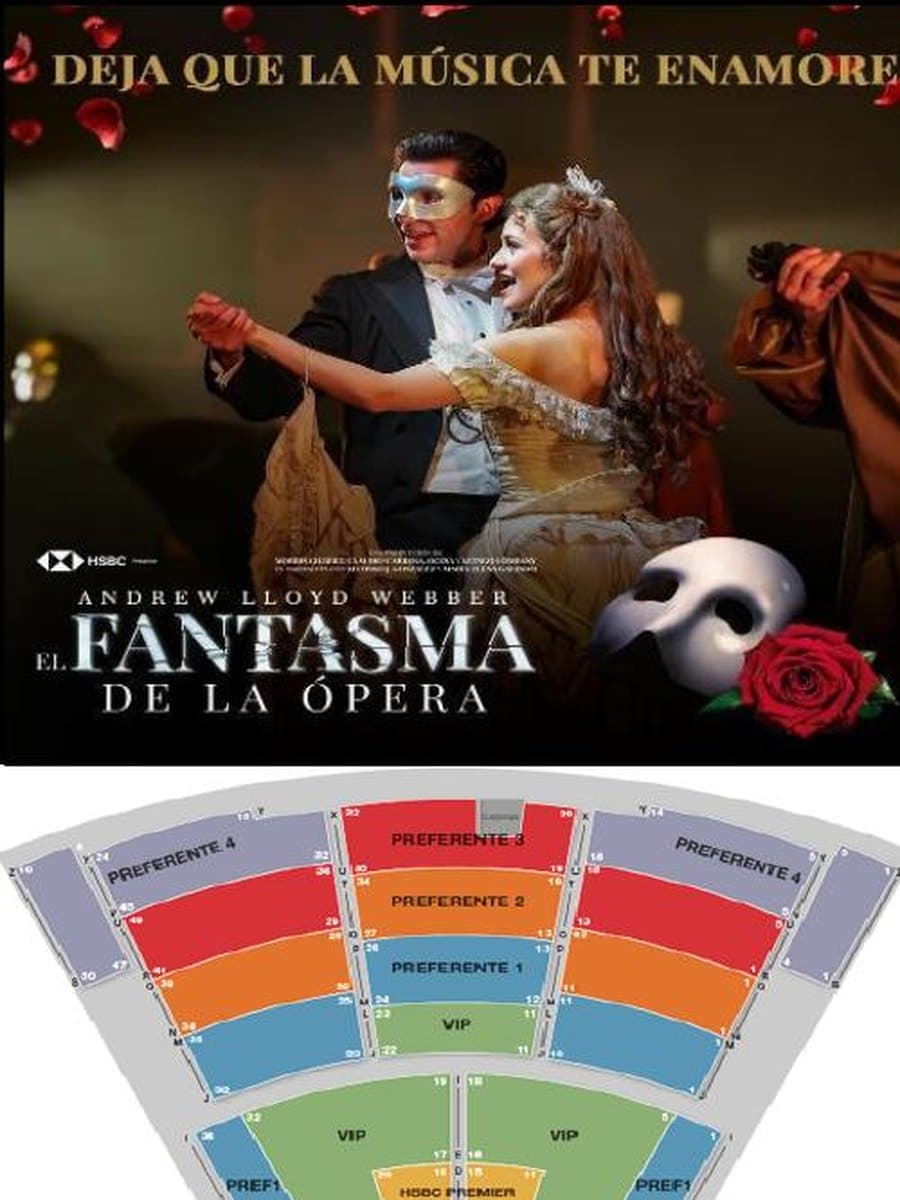 El Fantasma de la Ópera — cartel