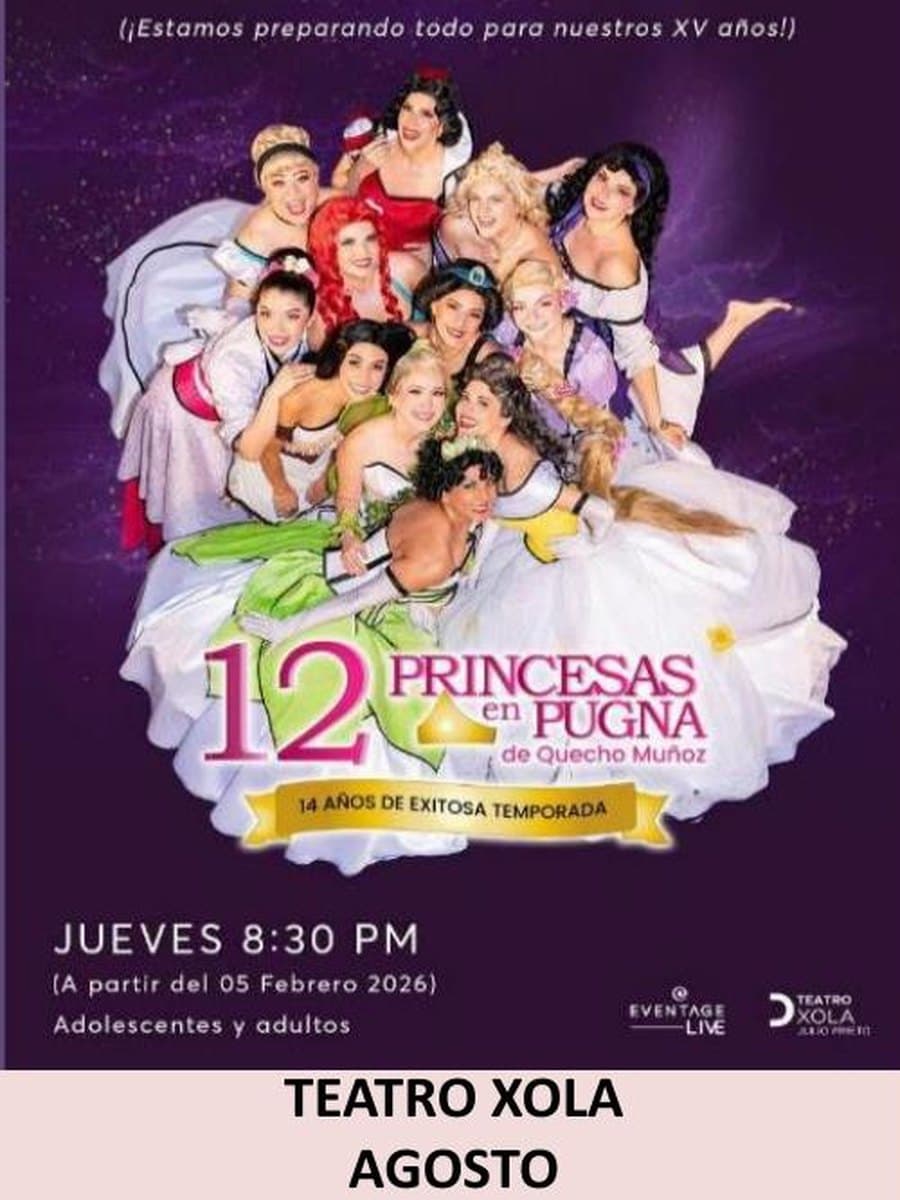 12 Princesas en Pugna — cartel