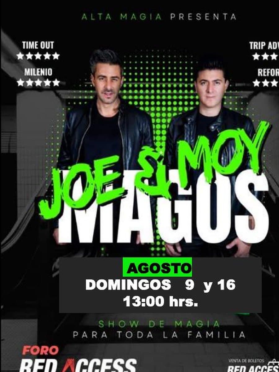 Joe y Moy Magos — cartel