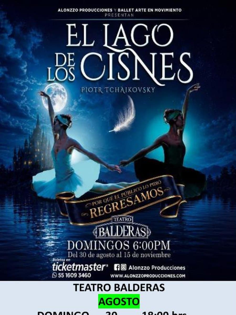 El Lago de los Cisnes — cartel