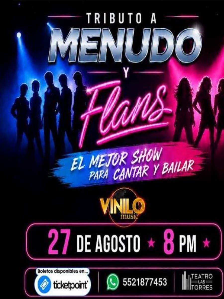 Tributo a Menudo y Flans — cartel